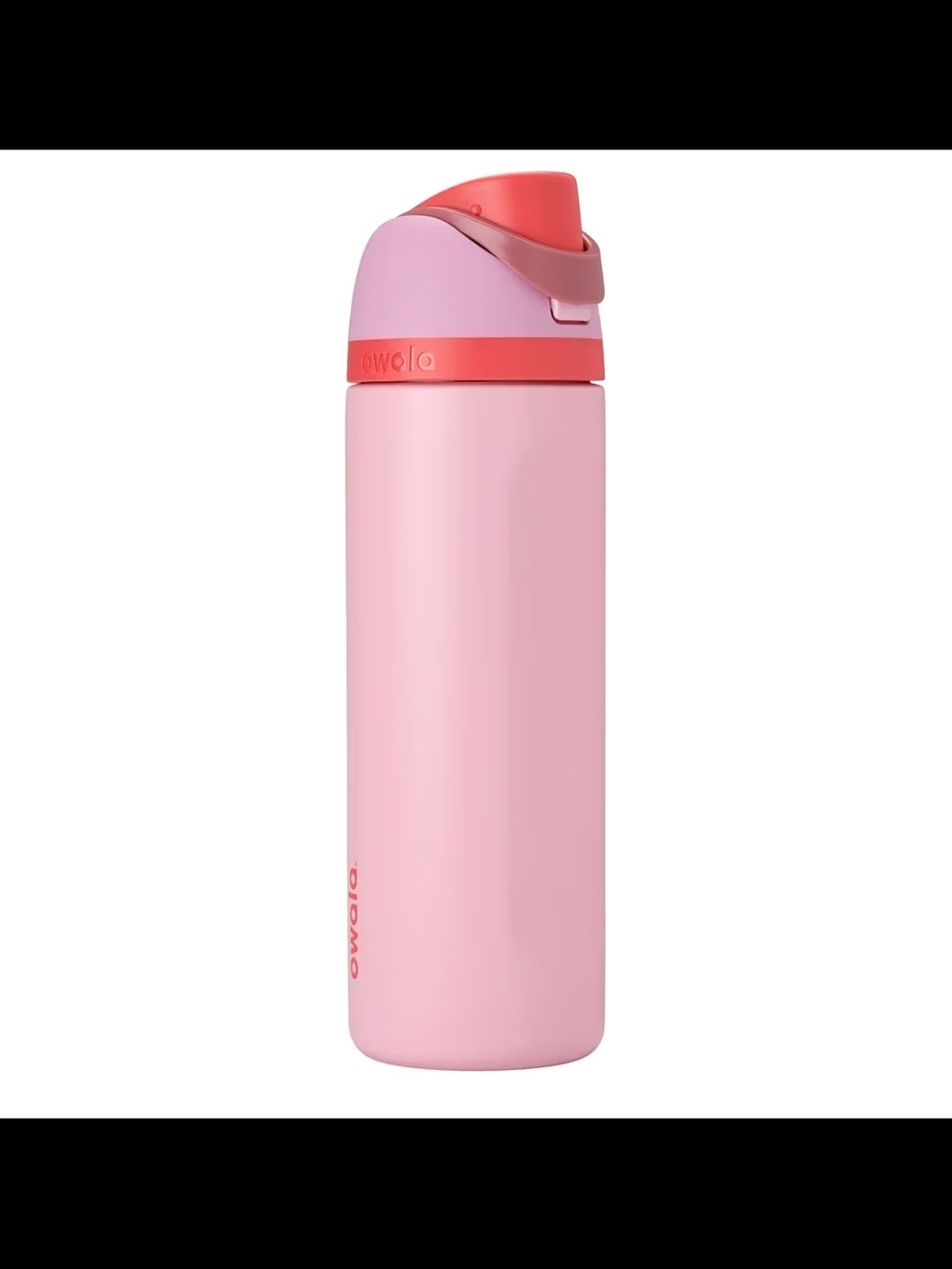 FreeSip Insulated Stainless Steel Water Bottle with Straw 24oz